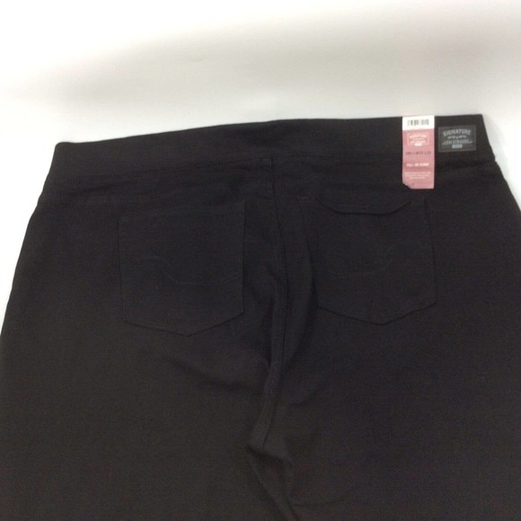 Levi Women's Plus 28S/26 Signature Pull-On Skinny Black Jeans Totally Shaping - Picture 5 of 11